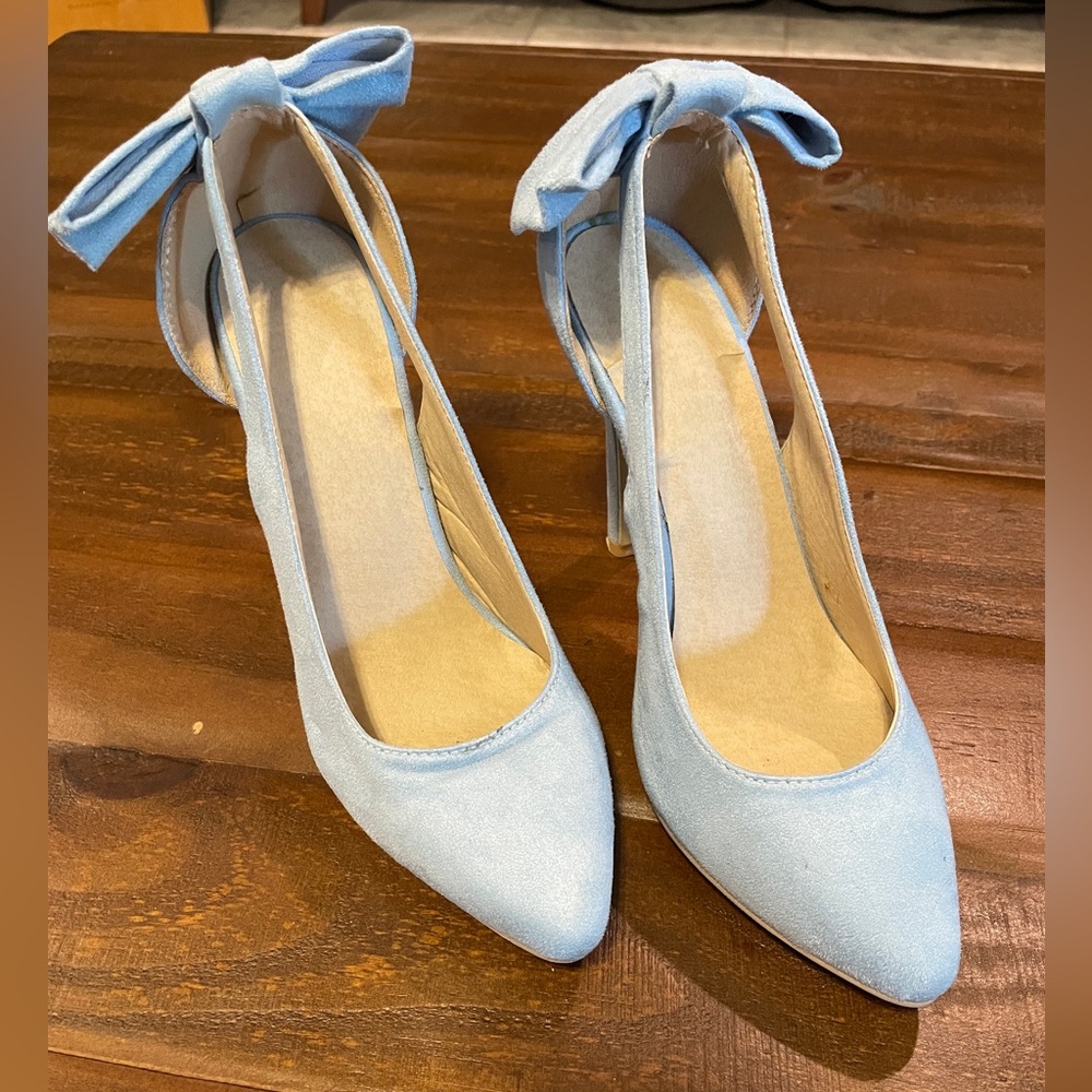 Elegant Blue Women's Heels